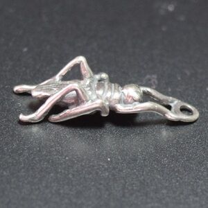 Sterling Silver 3D Grasshopper Locust Charm